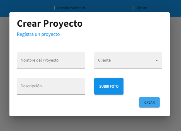crearProyecto